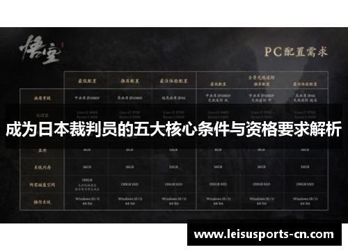 成为日本裁判员的五大核心条件与资格要求解析